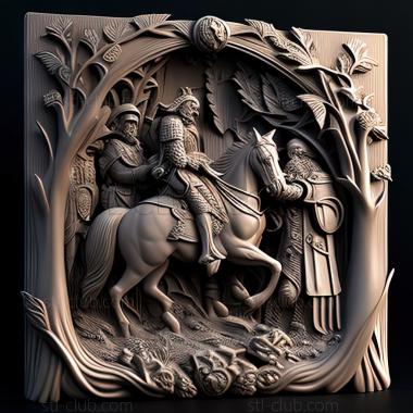 3D модель Игра Герои меча и магии III (STL)